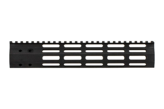 The FM Products M-LOK primary arms exclusive handguard features a picatinny top rail
